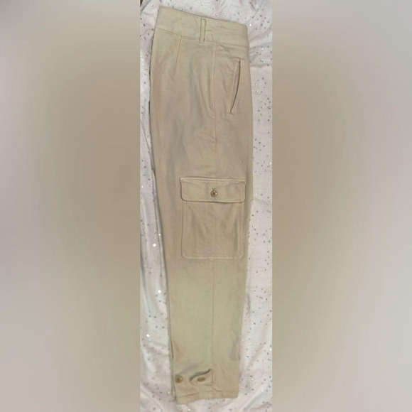 Winfred Free LIKE NEW Modern Cargo Pant High-Waisted Twill Cargo Pants Size 8 - Picture 4 of 12